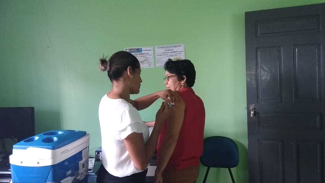 Camacã: Campanha de Vacinação contra Influenza (Gripe) alcança professores da rede pública 
